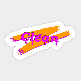 Splotch Clean Sticker